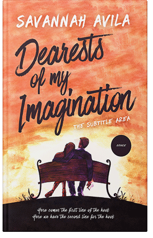 Premade Book Cover Sandy brown