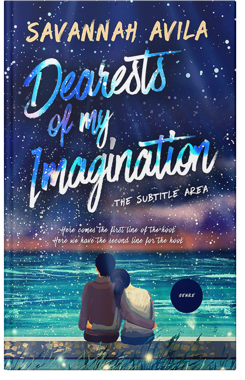 Front view of Premade Romance Book Cover - Bunting