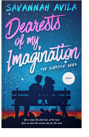 Pre Made Book Cover Catalina Blue