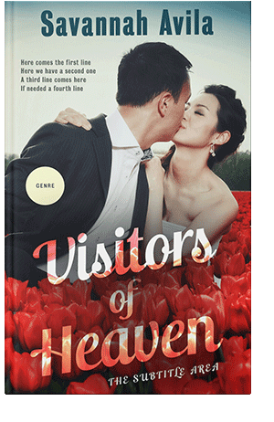 Pre Made Book Cover Swirl