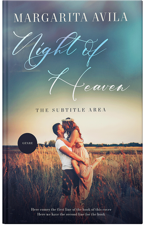 Front view of Premade Romance Book Cover - Shuttle Gray