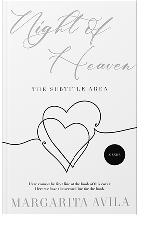 Pre Made Book Cover Silver