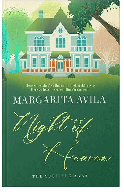 Front view of Premade Literary Fiction Book Cover - Amazon