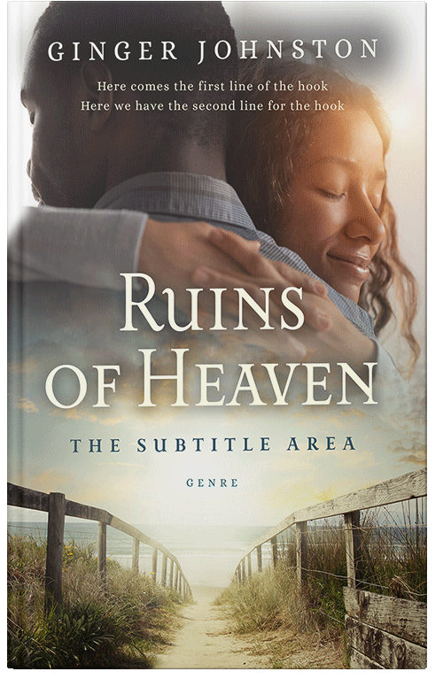 Front view of Premade Romance Book Cover - Bison Hide