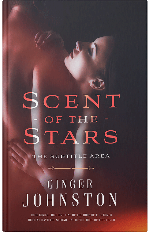 Front view of Premade Erotica Book Cover - Crater Brown