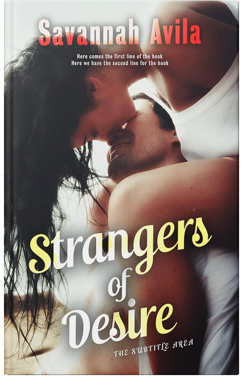 Front view of Premade Erotica Book Cover - Soft Amber