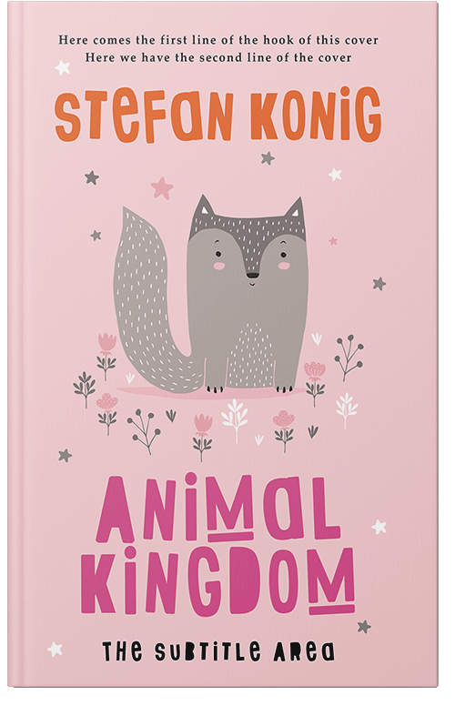 Front view of Premade Children's Book Cover - We Peep