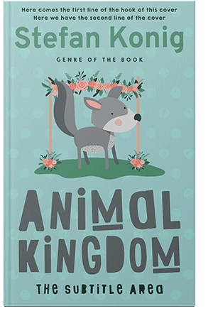 Pre Made Book Cover Shadow Green