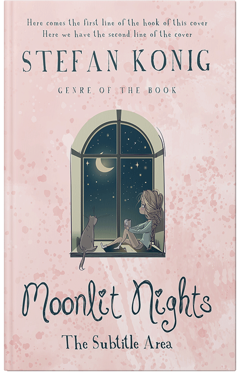 Front view of Premade Children's Book Cover - Pot Pourri