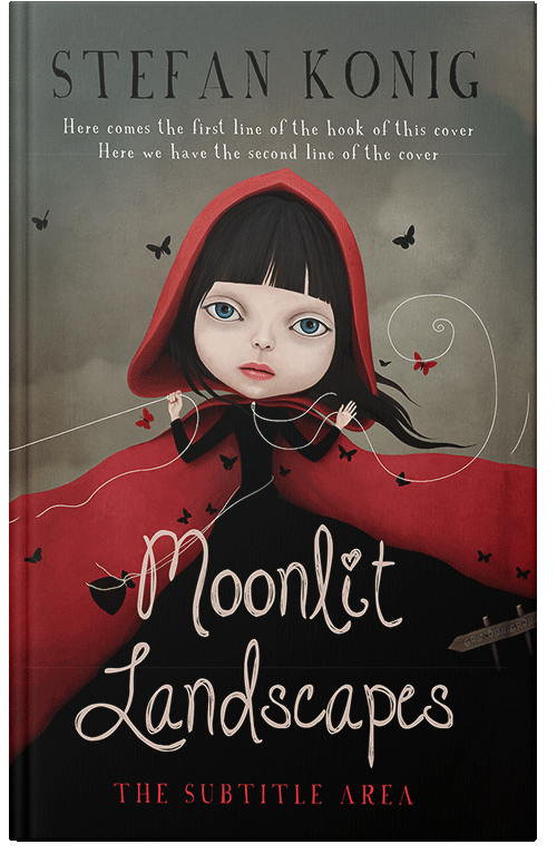 Front view of Premade Children's Book Cover - Dune