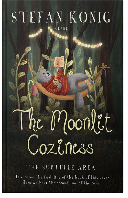 Front view of Premade Fantasy Book Cover - Rangoon Green