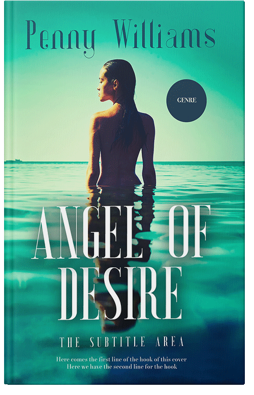 Front view of Premade Erotica Book Cover - Fringy Flower