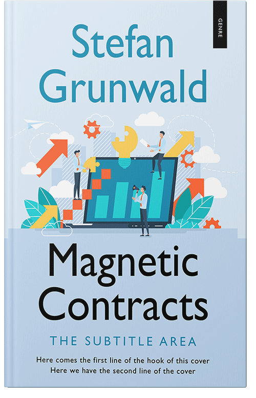 Front view of Premade Self-Improvement & Self-Help Book Cover - Link Water