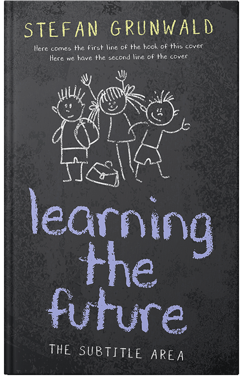 Front view of Premade Education Book Cover - Tuna