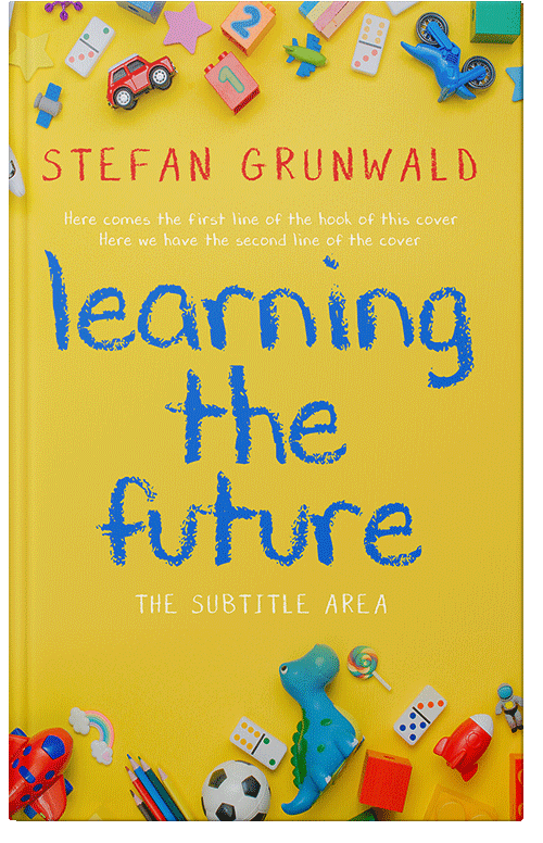 Front view of Premade Education Book Cover - Golden Dream