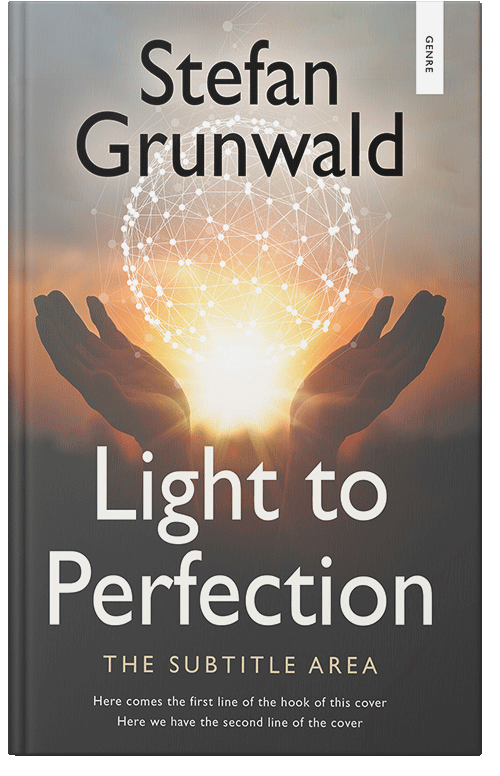 Front view of Premade Religion & Spirituality Book Cover - Pine Cone