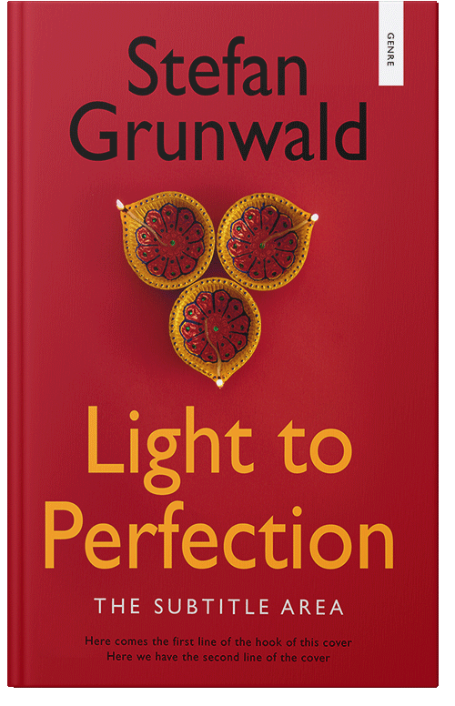 Front view of Premade Religion & Spirituality Book Cover - Shiraz