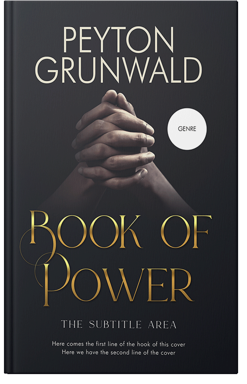 Front view of Premade Religion & Spirituality Book Cover - Shark