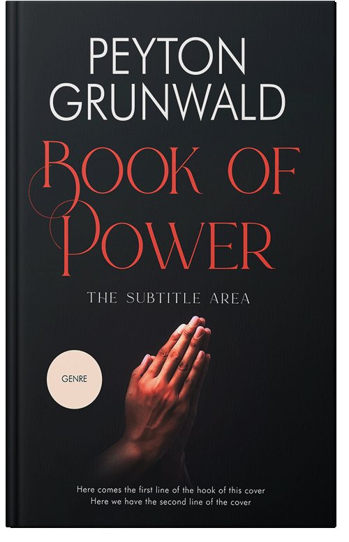 Front view of Premade Religion & Spirituality Book Cover - Bunker