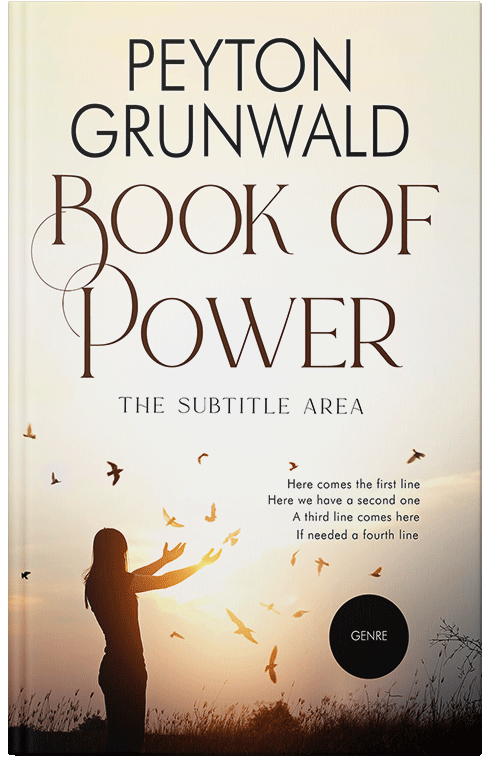 Front view of Premade Religion & Spirituality Book Cover - Quarter Spanish White