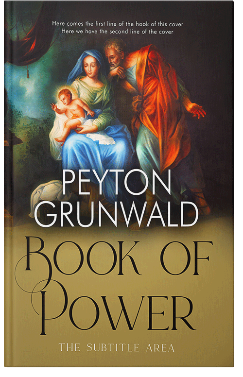 Front view of Premade Religion & Spirituality Book Cover - Twine