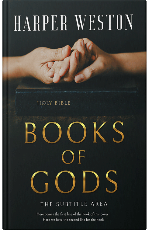 Front view of Premade Religion & Spirituality Book Cover - Bunker