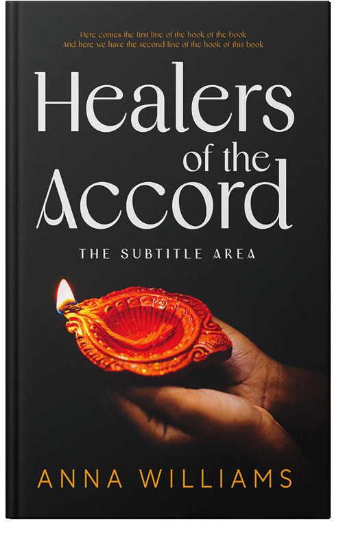 Front view of Premade Religion & Spirituality Book Cover - Copperfield