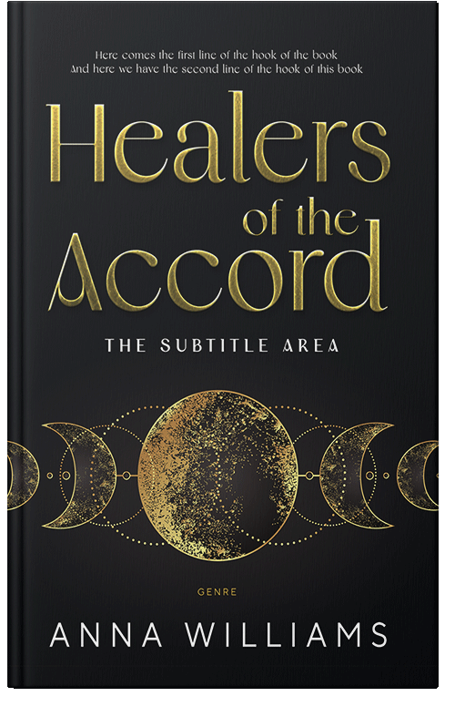 Front view of Premade Religion & Spirituality Book Cover - Woodsmoke