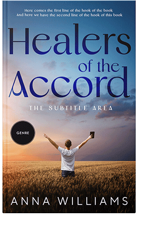 Pre Made Book Cover Kashmir Blue