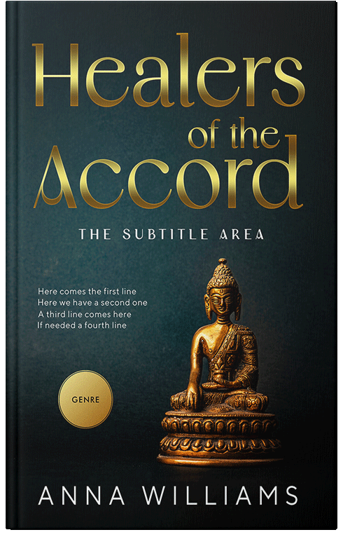 Front view of Premade Religion & Spirituality Book Cover - Aztec