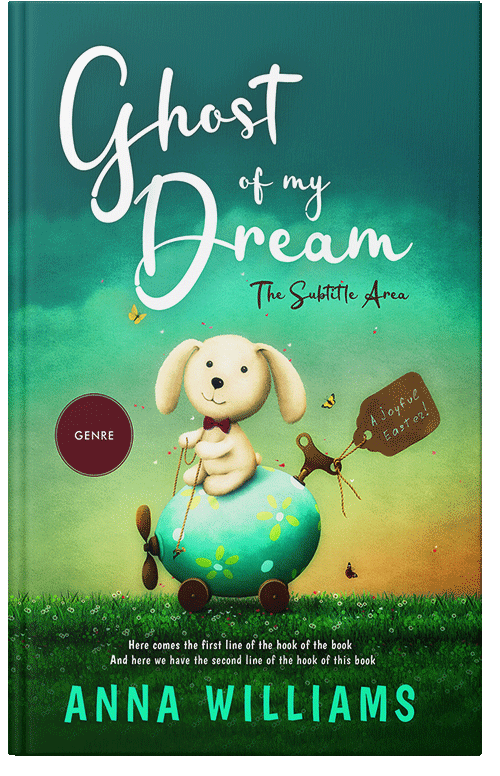 Front view of Premade Teen & Young Adult Book Cover - Deco