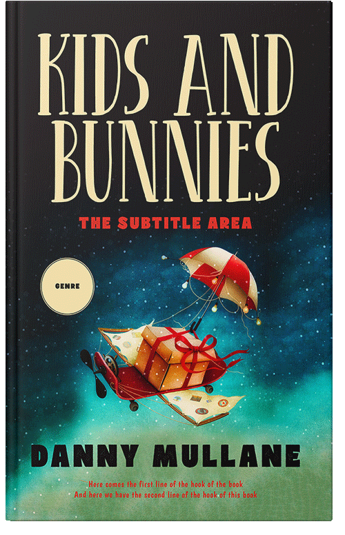 Front view of Premade Surreal Book Cover - Aztec