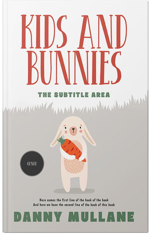 Front view of Premade Nature Book Cover - Swiss Coffee