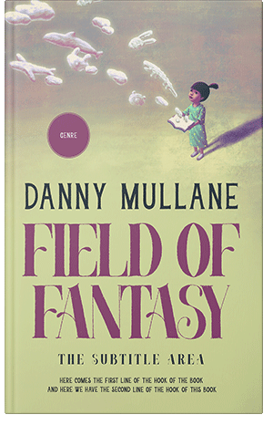 Premade Book Cover Thistle Green