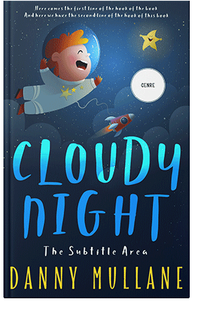 Pre Made Book Cover Blue Zodiac