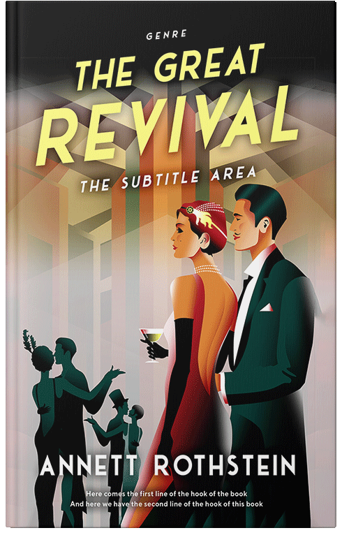 Front view of Premade Historical Book Cover - Aztec