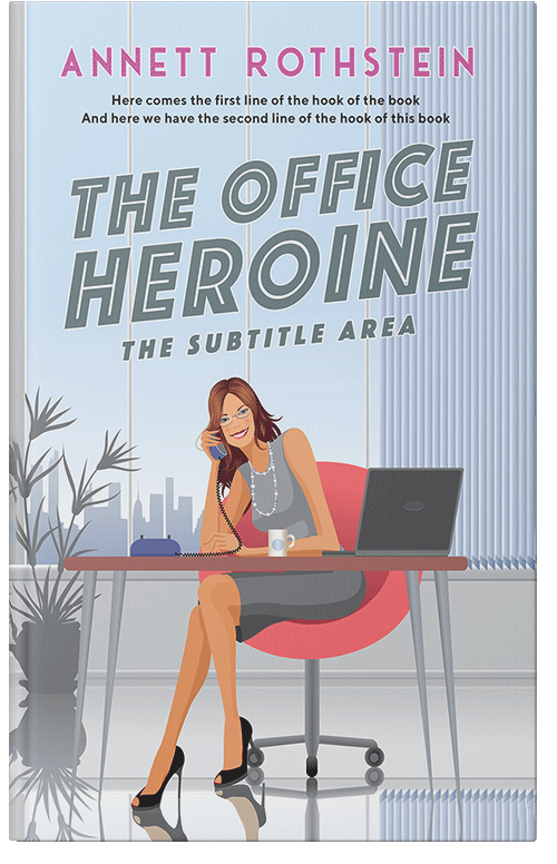 Front view of Premade Business Book Cover - Mischka