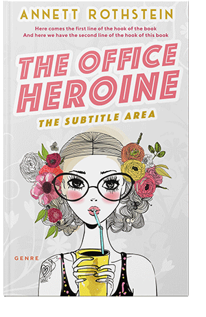 Pre Made Book Cover Soft Peach