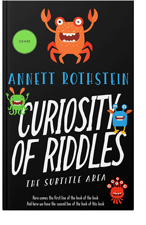 Pre Made Book Cover Black