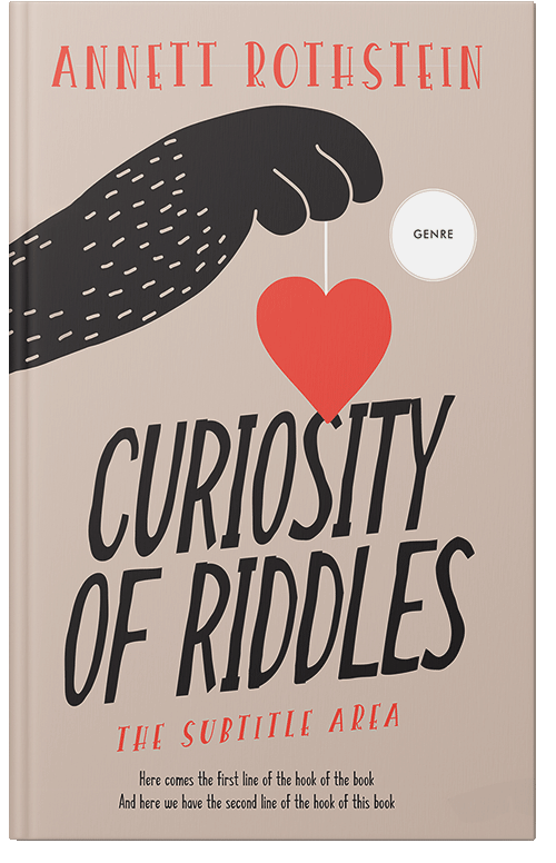 Front view of Premade Literary Fiction Book Cover - Wafer