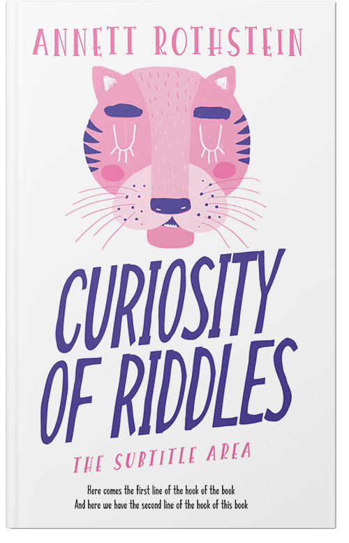 Front view of Premade Children's Book Cover - Azalea