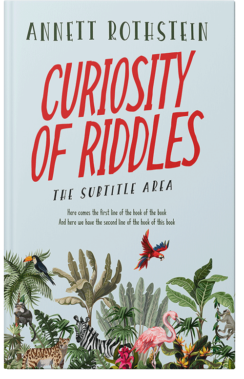 Front view of Premade Nature Book Cover - Botticelli