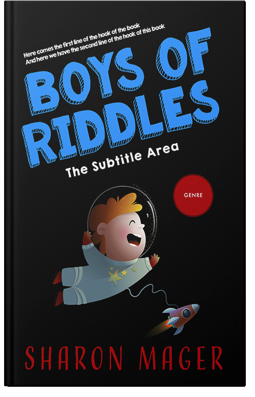 Front view of Premade Children's Book Cover - Woodsmoke