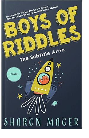 Pre Made Book Cover Pickled Bluewood