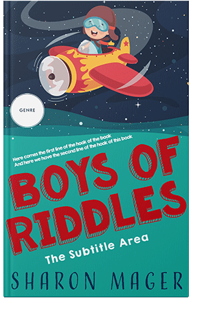 Pre Made Book Cover Flush Mahogany