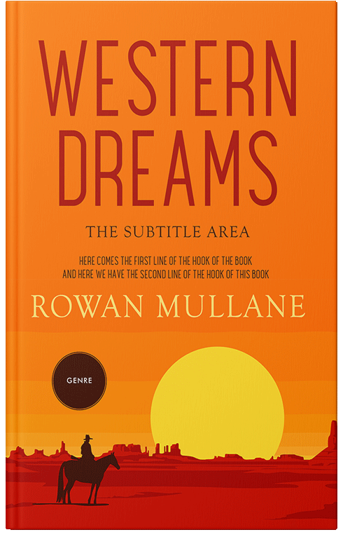 Front view of Premade Action & Adventure Book Cover - Sorbus