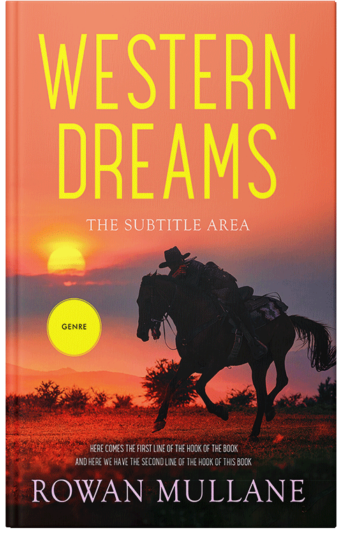 Front view of Premade Action & Adventure Book Cover - Gondola