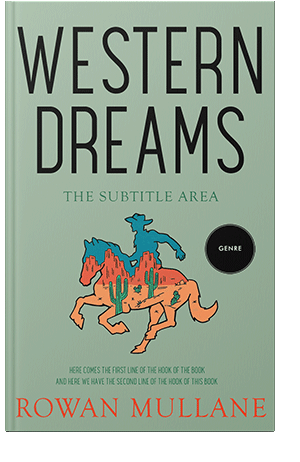 Pre Made Book Cover Summer Green