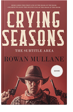 Pre Made Book Cover Sanguine Brown