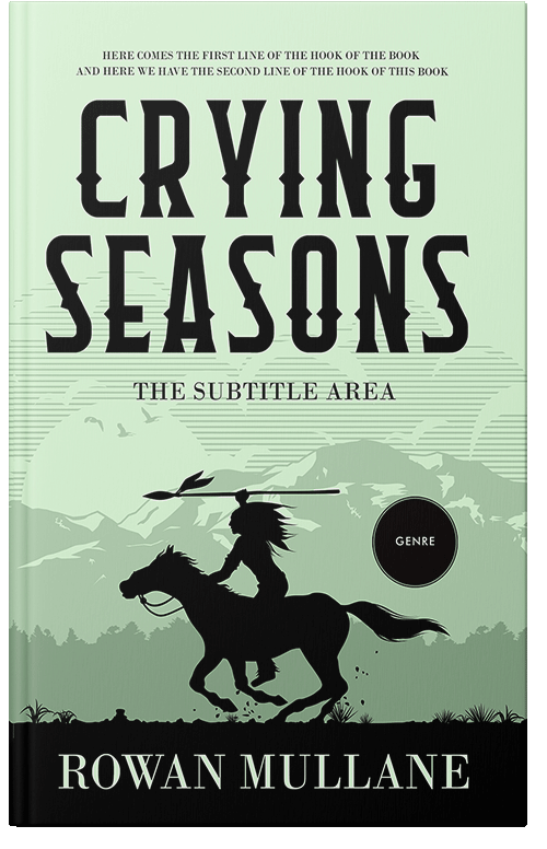 Front view of Premade Historical Book Cover - Rangoon Green